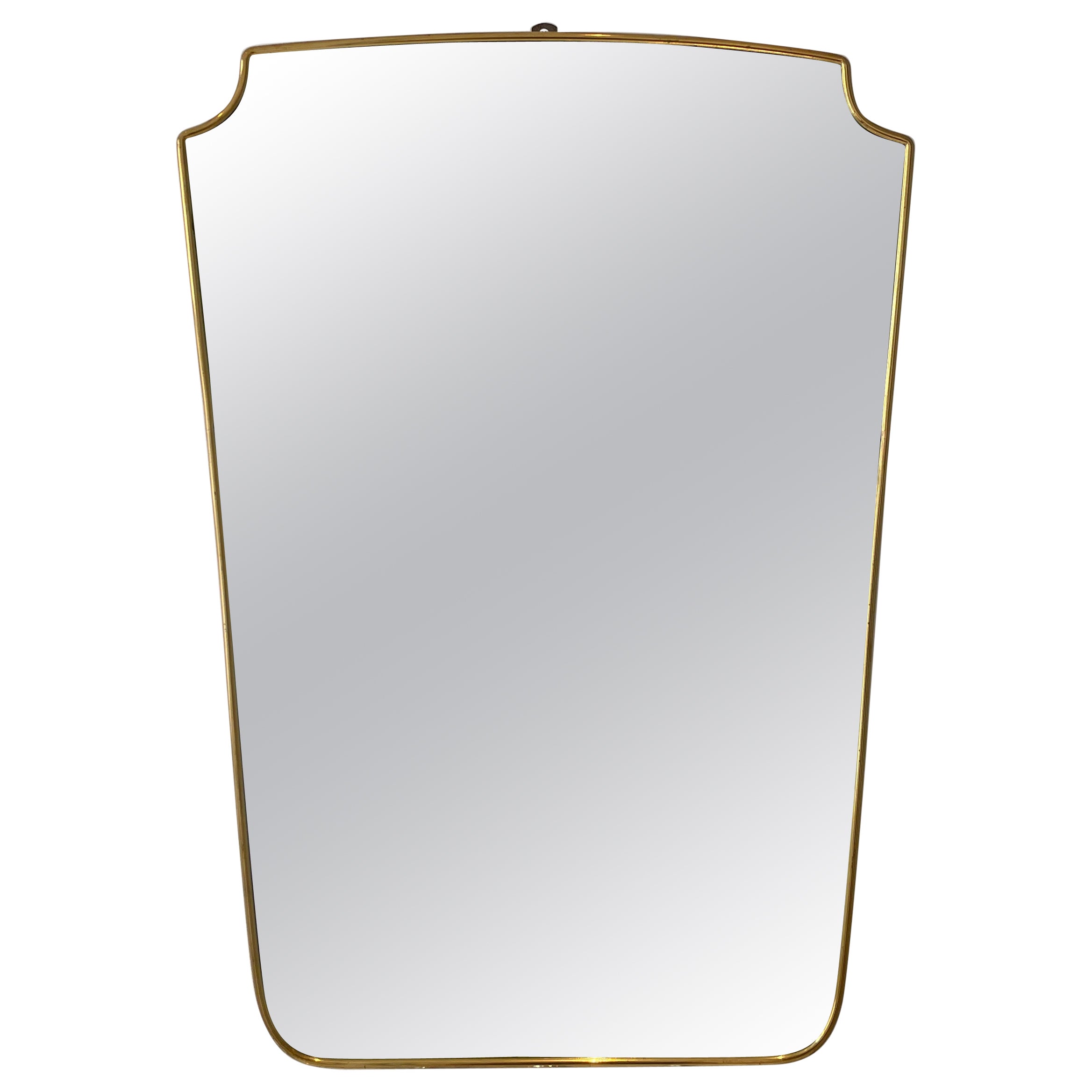 Shield Wall Mirror after Gio Ponti For Sale