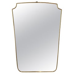 Antique Shield Wall Mirror after Gio Ponti