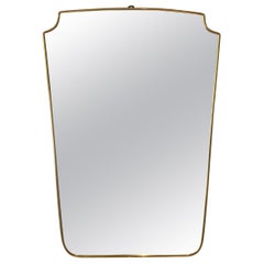 Vintage Shield Wall Mirror after Gio Ponti