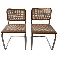 'S32' Cesca Chairs by Marcel Breuer and Gavina