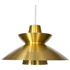 Antique Brass “Navy” Pendant by Jørn Utzon for Nordisk Solar
