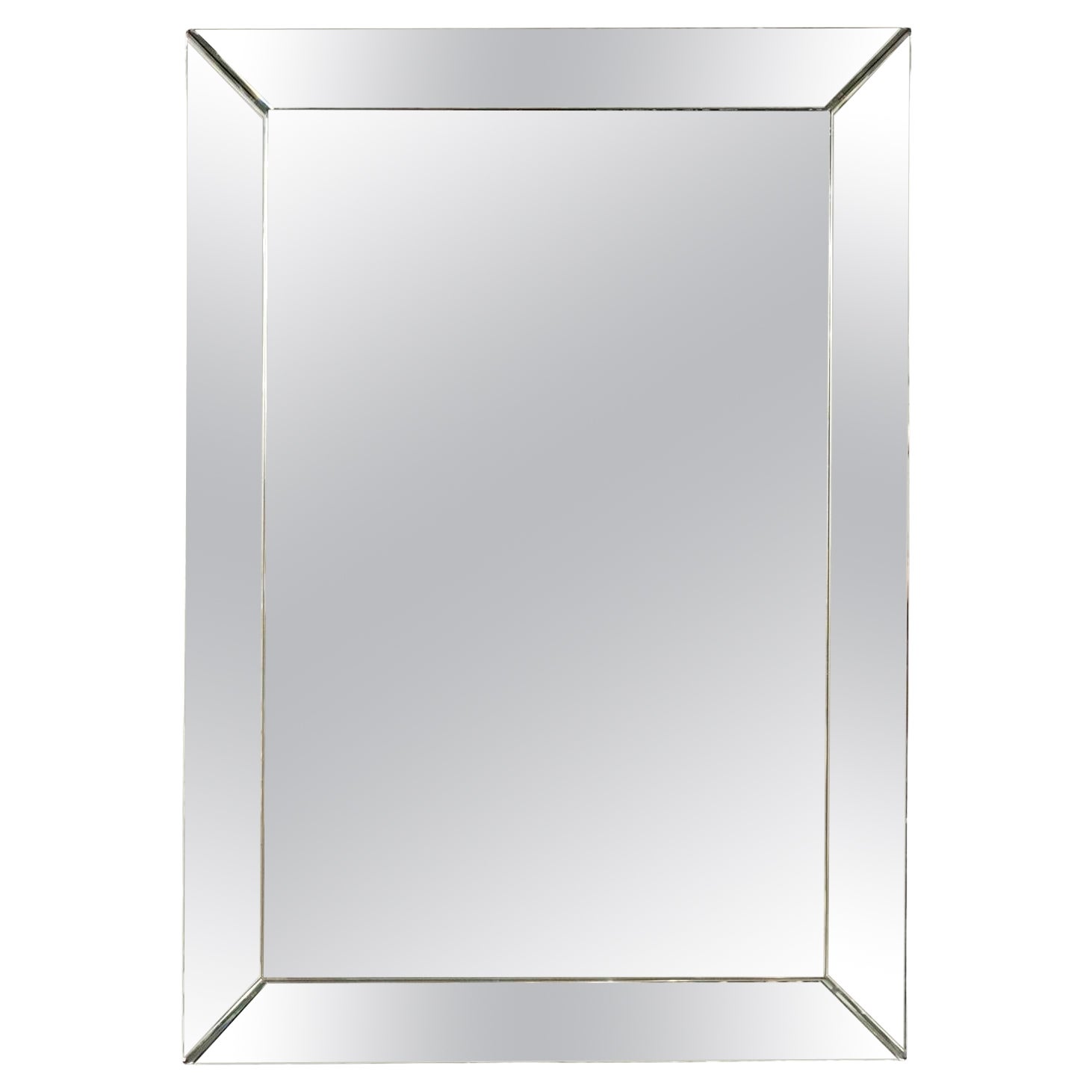 Mid Century Venetian Style Mirror For Sale