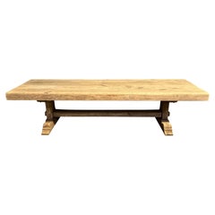 Magnificent Huge 3.5 Meter Bleached Oak Farmhouse Dining Table 
