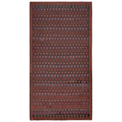 Afghanischer Stammeskunst-Kelim in polychromen, geometrischen Mustern von Rug & Kilim, Vintage