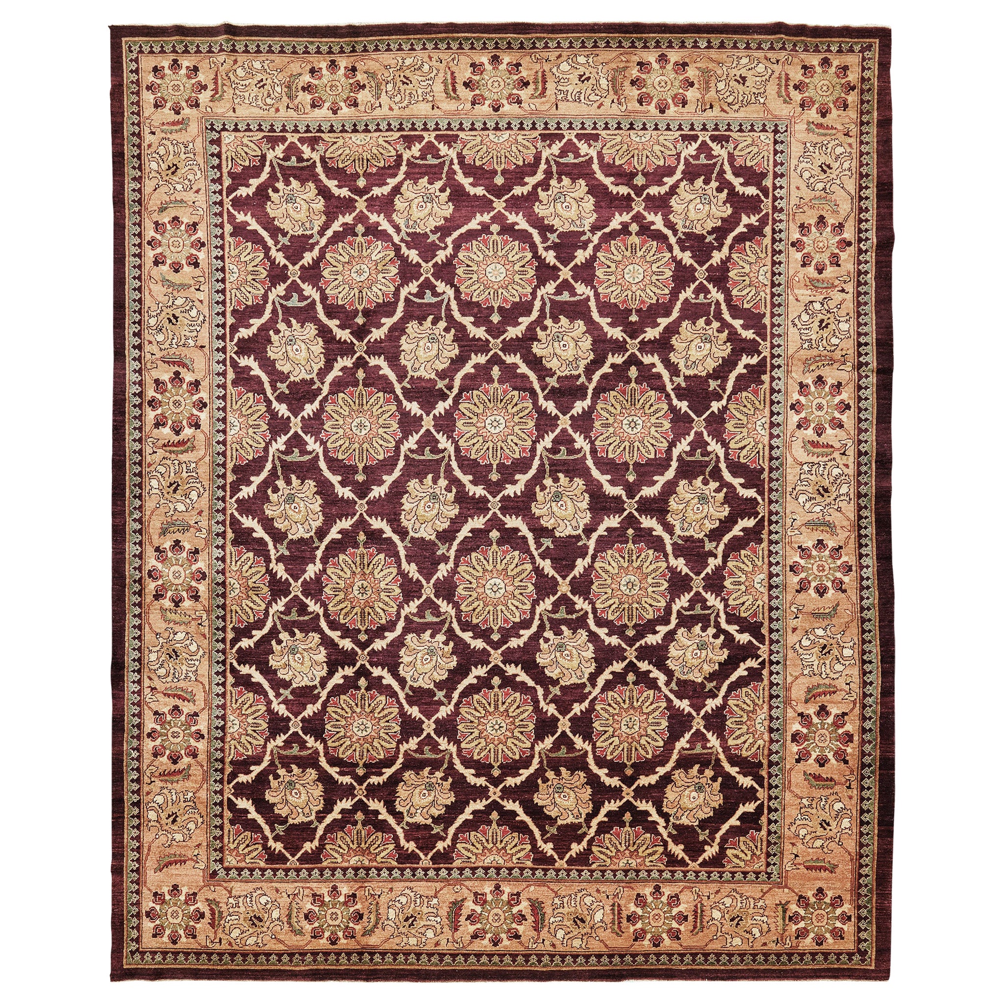 Mehraban Natural Dye Agra Design Pakistanischer Teppich