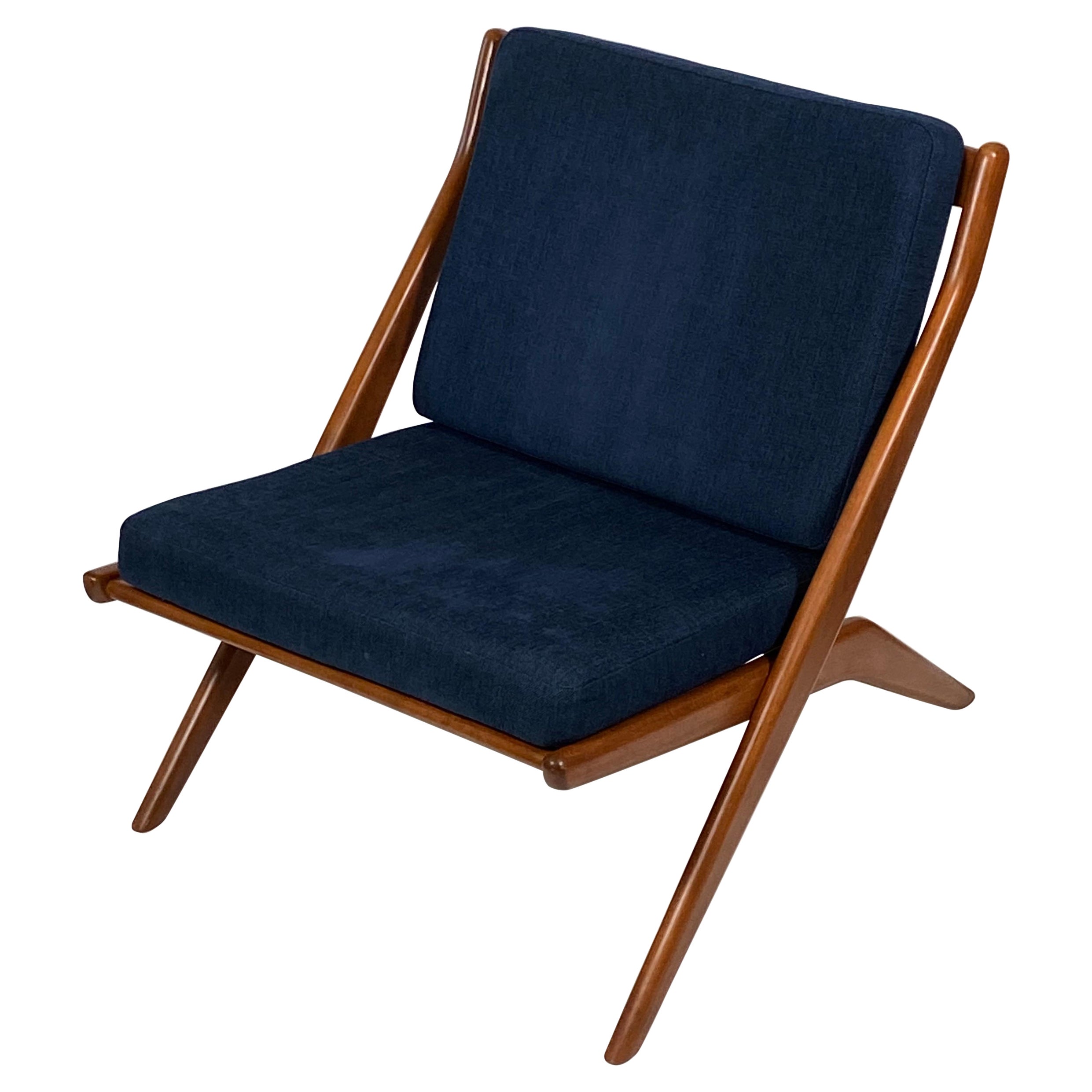 Dux Scissor Chair by Folke Ohlsson Danish Modern
