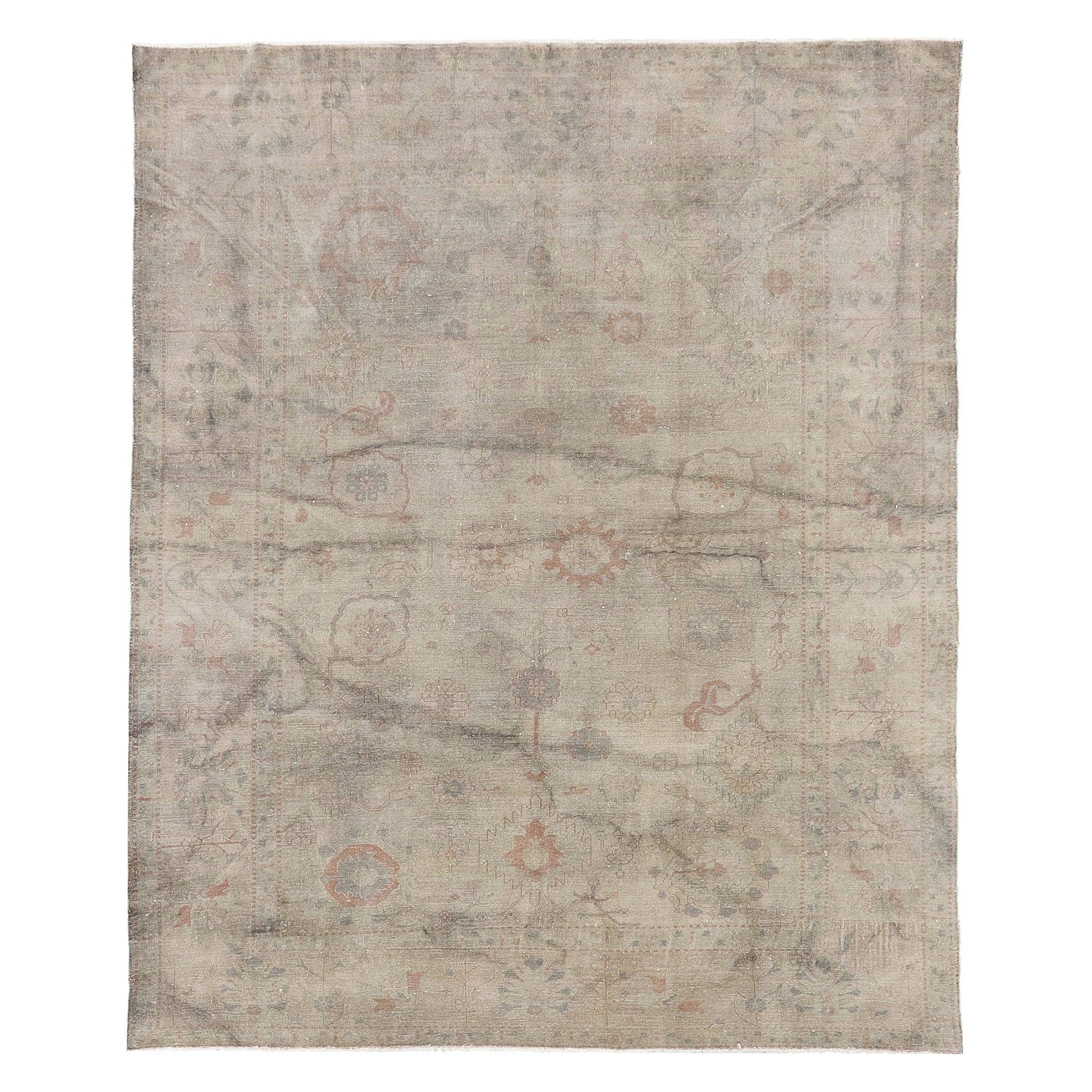 Overdyed Egyptian Revival Rug For Sale