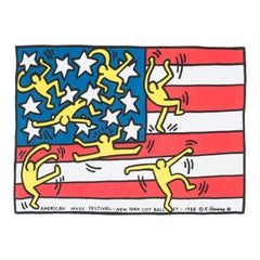 1988 Keith Haring - American Music Festival - NYC Ballet Original Vintage Poster