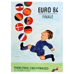 1984 Euro 84 - Finale Original Vintage Poster
