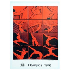 1976 Montreal Olympic Games - Colleen Browning Original Vintage Poster