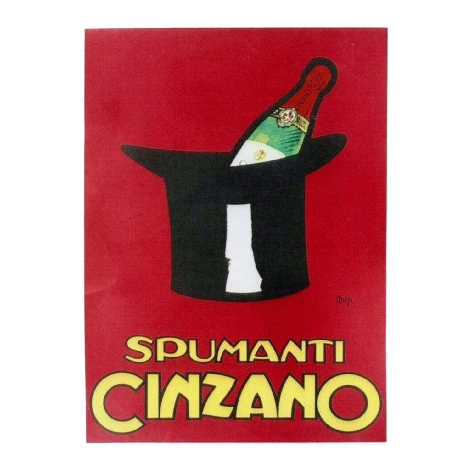 1950 Spumanti Cinzano Original Vintage Poster