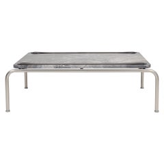 Table basse en marbre blanc Marmorino Dover par Dalmoto