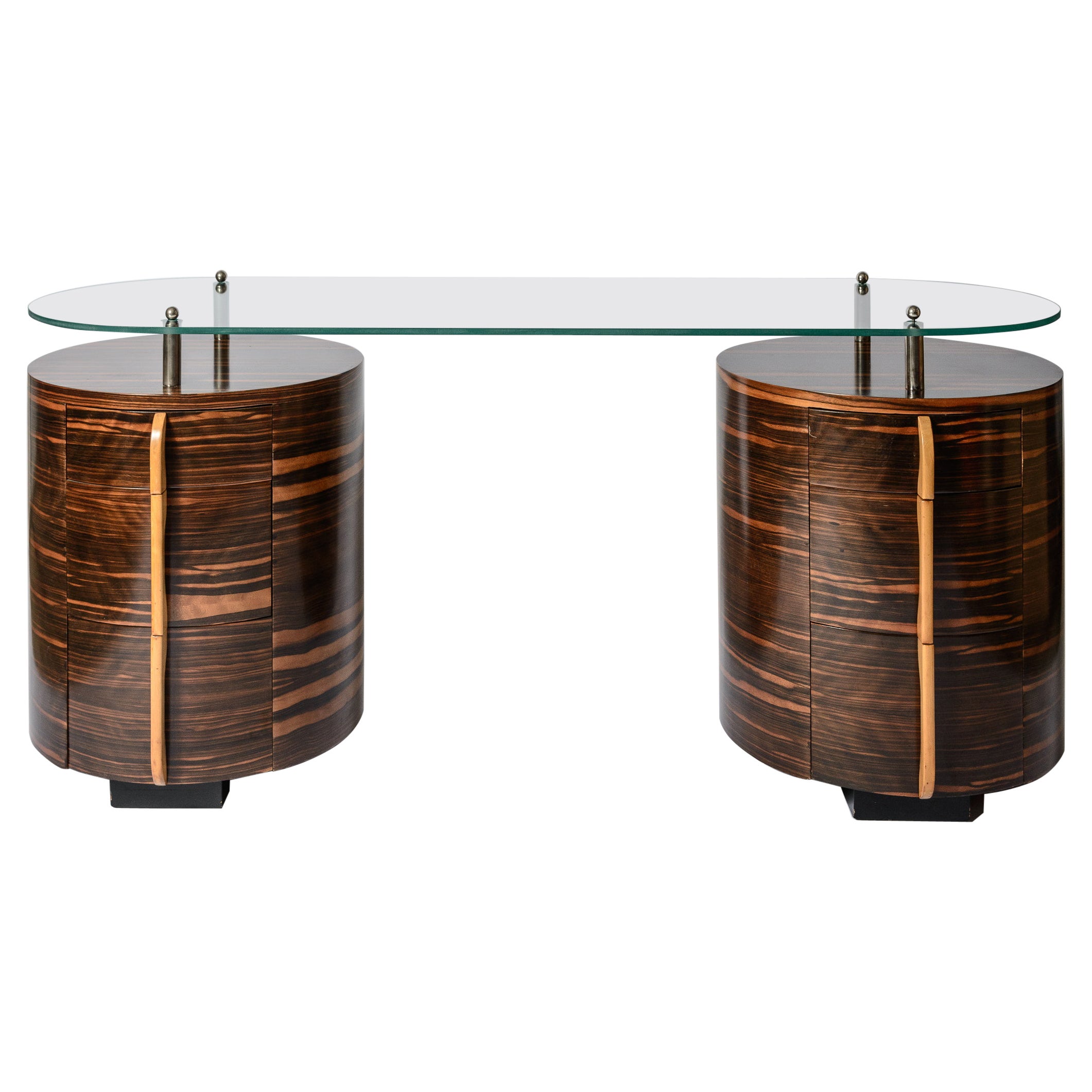 Rare Gilbert Rohde Macassar Ebony Table  model #3773 For Sale