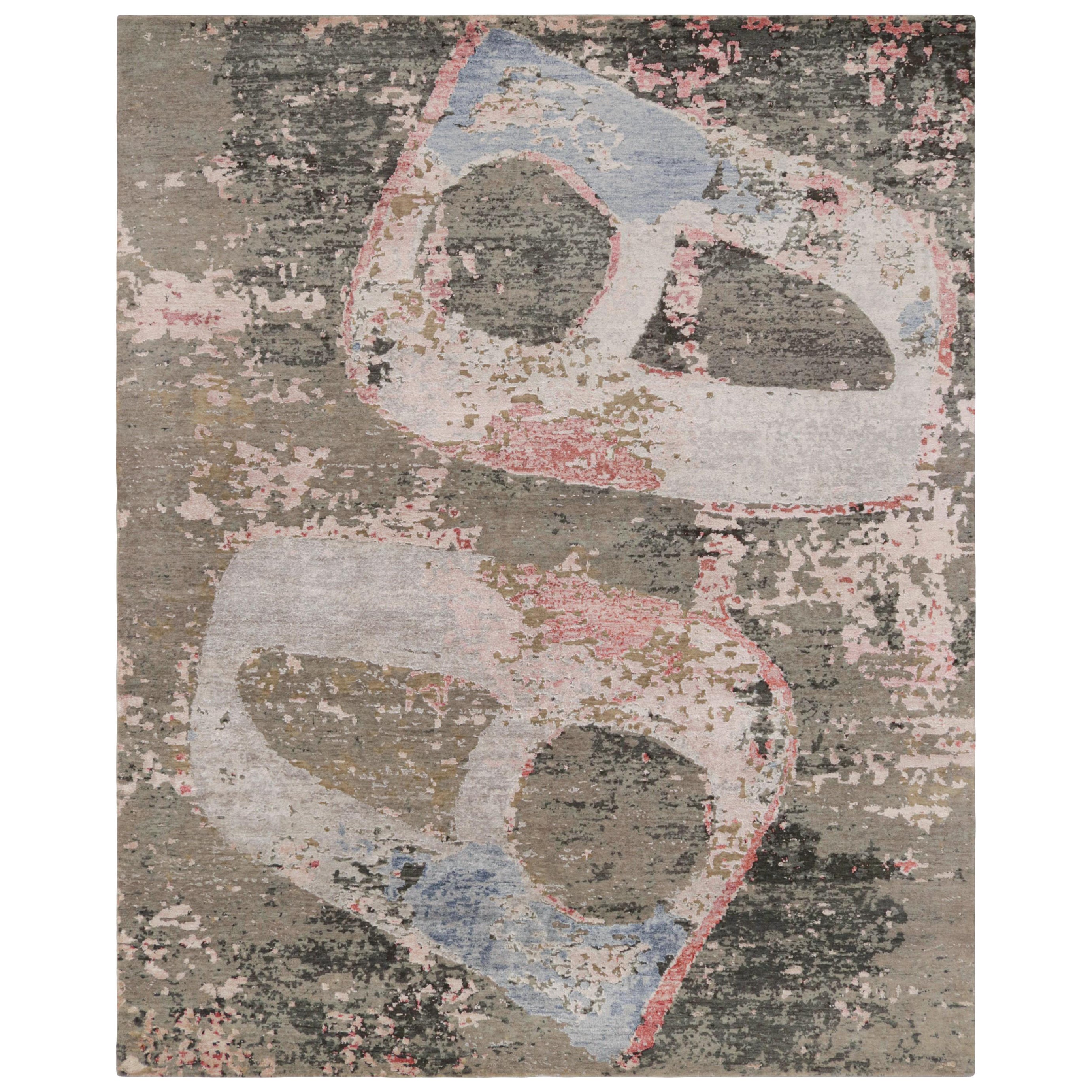 Modern abstrakter Teppich von Rug & Kilim mit polychromen Mustern