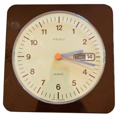  Reloj de pared postmoderno Vintage Rare de Kienzle