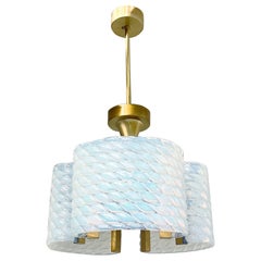 Lustre en opaline et diamants de Fabio Ltd