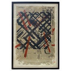 Ed Moses Signed Limited Edition Screenprint "Ikuru Speak-No" 11/250, 1990