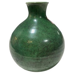 Vintage Brother Thomas Bezanson Signed Benedictine Monk Studio Pottery Glazed Art Vase