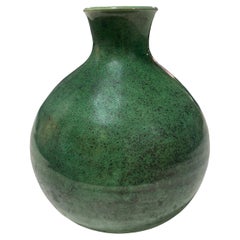 Brother Thomas Bezanson Signed Benedictine Monk Studio Pottery Glazed Art Vase