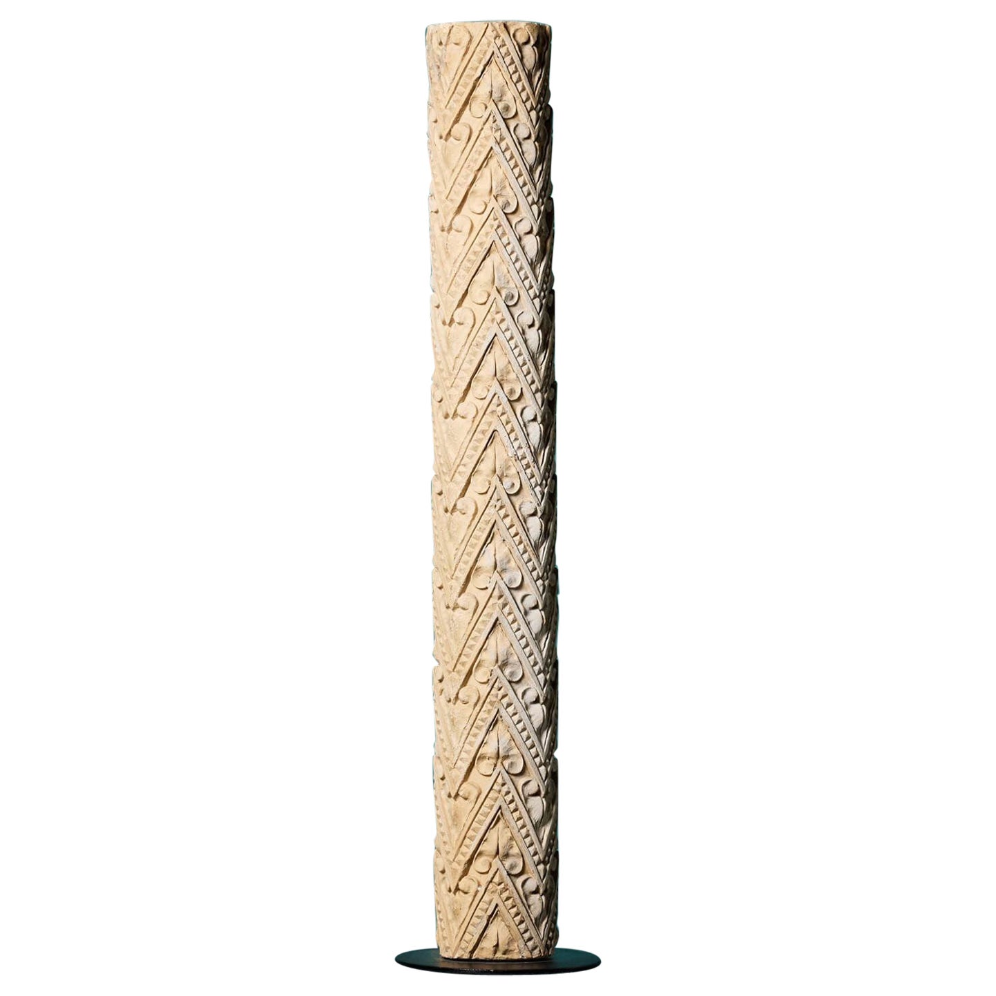 Fragment de colonne de style Coade Stone en vente