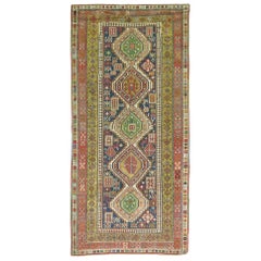 Zabihi Collection Early 20th Century Antique Caucasian Accent Size Shirvan Rug