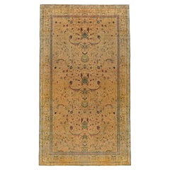 Oversized Antique Indian Handmade Rug Size Adjusted