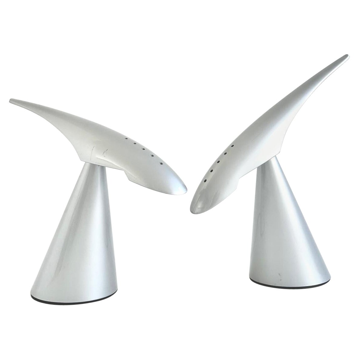 Pair of Ran Desk Lamps, Peter Naumann, ClassiCon, 1990s For Sale