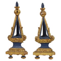 Italian 18th Century Pair Baroque Carved Wooden Reliquary Shrines