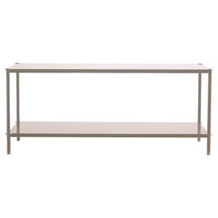Mezzo (48") Shelving in Powder Coated Oyster White Metal by Laylo Studio