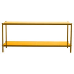 Mezzo (48") Shelving in Powder Coated Dahlia Yellow Metal by Laylo Studio