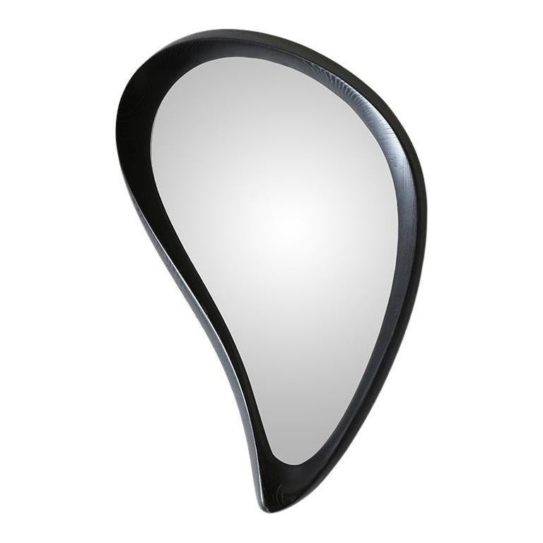 Wella mirror in Ebony stain on Ash wood  For Sale