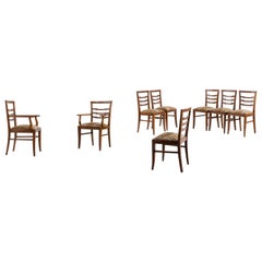 Sillas de comedor de los años 40 atribuidas a Gio Ponti, Italia