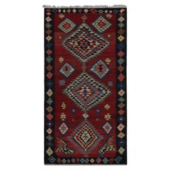 Retro tribal Afghan Kilim rug, with Geometric Patterns, from Rug & Kilim