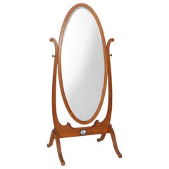 Art Nouveau Cheval Mirror