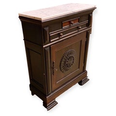 French 19th Century Carved Walnut Louis Philippe Confiturier
