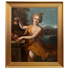 Portrait d'une dame en Pomona Budapest, vers 1810