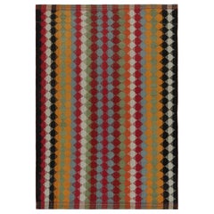 Afghanischer Vintage-Kelim-Teppich aus Stammeskunst, Vintage, mit geometrischen Mustern, von Rug & Kilim