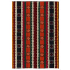 Retro Afghani tribal Kilim rug, with Geometric patterns, from Rug & Kilim