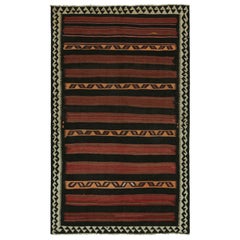 Vintage Afghan Tribal Kilim rug, with Rich Stripes, from Rug & Kilim