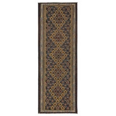 Tapis de course persan tribal vintage, avec motifs géométriques, de Rug & Kilim