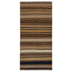 Vintage Afghani tribal Kilim rug, with Stripes, from Rug & Kilim