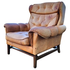 Scandinavian Leather Loung Chair