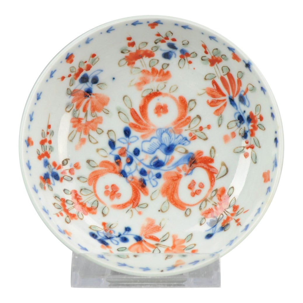 Antiguo Plato de Porcelana China Famille Verte Periodo Qing, Siglo XVIII