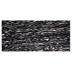 Black & White Abstract Pattern Runner by Tuft the World, Tufted New Zealand Wool