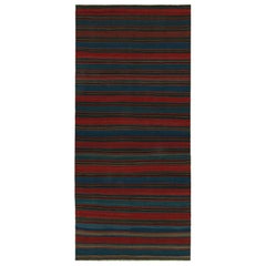 Vintage Afghan Tribal Kilim Gallery Runner Rug, with Stripes, from Rug & Kilim  
