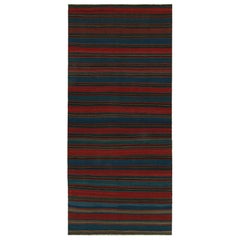 Vintage Afghan Tribal Kilim Gallery Runner Rug, with Stripes, from Rug & Kilim