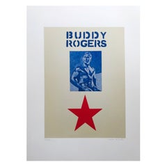 Peter Blake - Buddy Rogers - Motif 10 Impression d'art originale signée, 2003