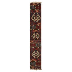Twin Vintage Persian Kilim Läufer Teppiche mit geometrischen Mustern, von Rug & Kilim