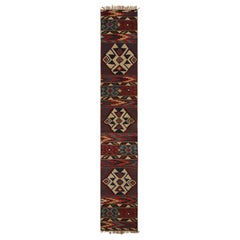 Twin Vintage Persian Kilim Läufer Teppiche mit geometrischen Mustern, von Rug & Kilim