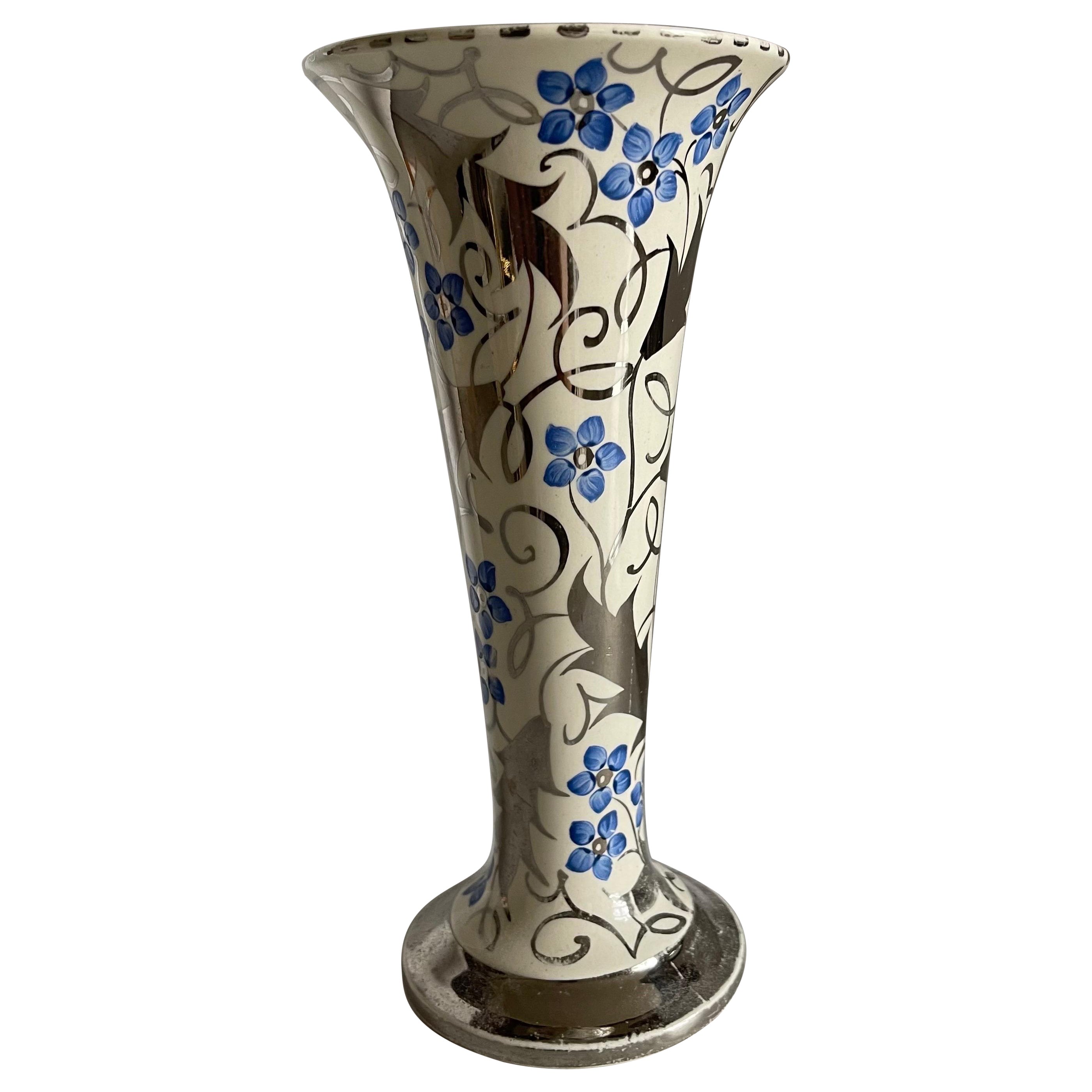 1930s Wedgwood Lustreware Trumpet Vase